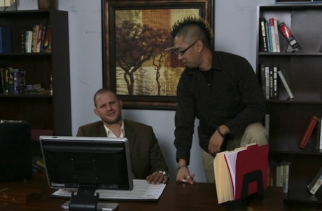 Busty office slut Sara Stone gets hardcore fucked on her desk