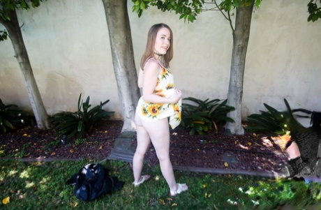 Horny teen Alice Merchesi sneaks into her stepdad's room & enjoys his big cock