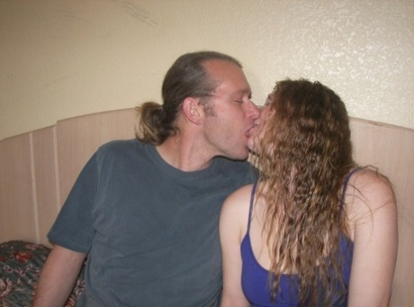 All-natural girlfriend gets her tits grabbed during a passionate beedroom fuck