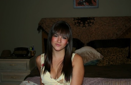 Amateur babe enjoys wild sex in multiple positions then takes a facial