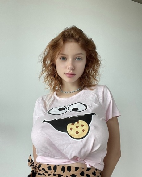 Buxom babe teases with her big boobs in a sexy braless compilation