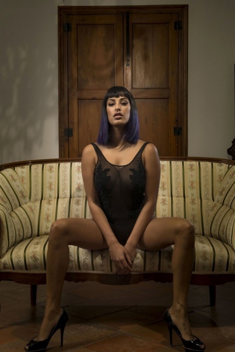 Hot female Kali Sudhra dominates submissive black lover Jesus Reyes