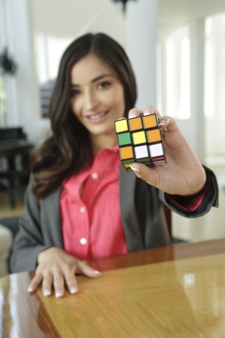 Adorable brunette teen Emily Willis gets fucked after stripping her clothes