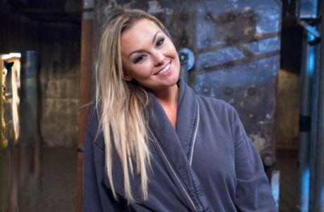 Blonde MILF Abbey Brooks gets tied up and fucked roughly by a dom