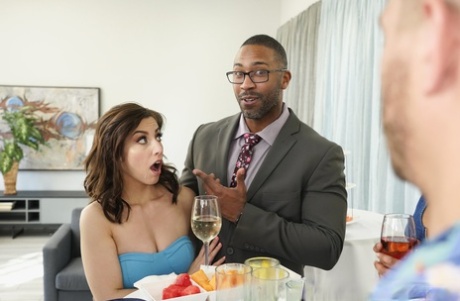 Busty babe LaSirena69 seduces a dude with her big ass before getting pounded