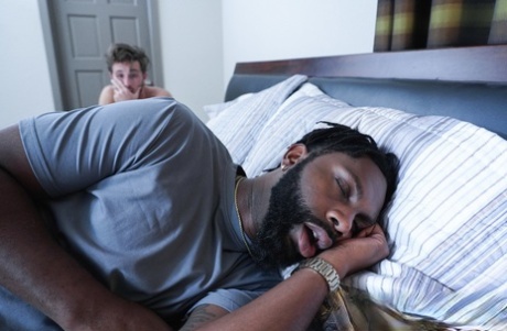 Horny Halle Hayes gets a thorough hardcore dicking beside her sleeping brother