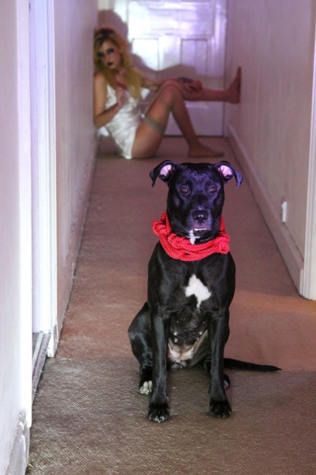 Busty female Jasmine James spills cum from mouth after a bath and a fuck