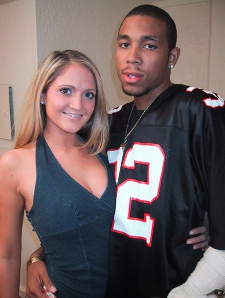 Young white girl Spring Thomas is known in the hood for swallowing black jizz