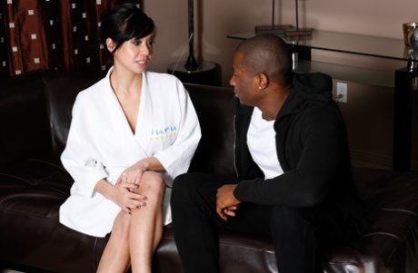 Busty Asian girl Kimmy Lee gives amazing sex massage and gets creampied by bbc