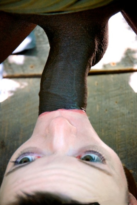 Submissive sluts Hazel Hypnotic & Darling enjoy being tied up in the forest