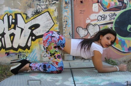 Spanish girl with long legs Susy Gala hops on and rides a penis