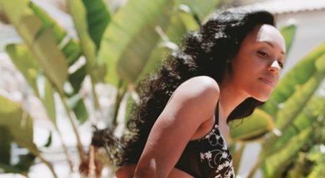 Hot girls Julia Roca and Noe Milk embark on interracial lesbian sex