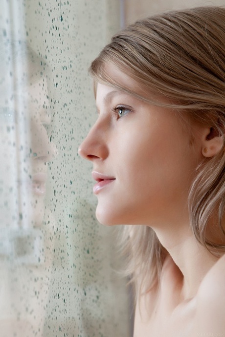 Sexy babe Mila I undressing and posing butt naked in the bathroom