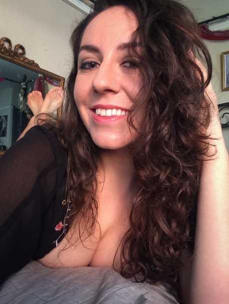 Gorgeous amateur Nikki Silver shows off her hairy pussy in panties