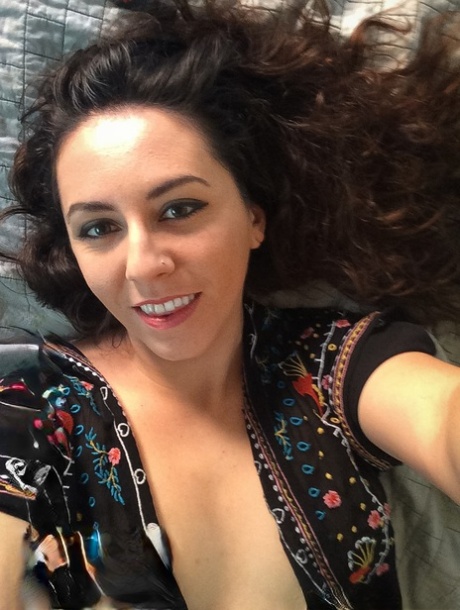 Gorgeous amateur Nikki Silver shows off her hairy pussy in panties