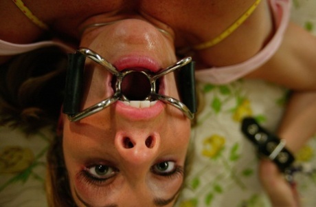 Blonde hiker gets kidnapped and undergoes forced to undergo kinky sex