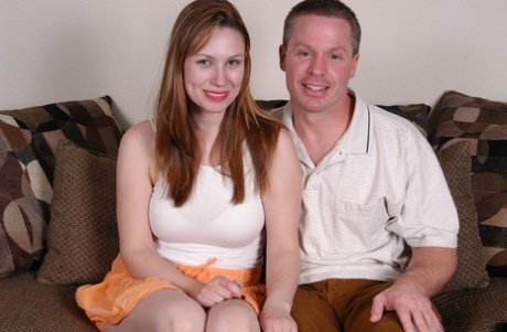 Big boobed older woman takes cumshot on shaved pussy after giving head