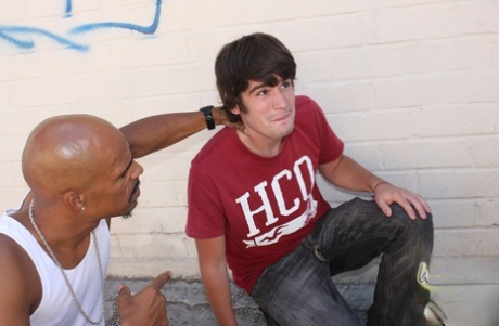 Buxom girl Flower Tucci showing her big ass & getting fucked by two long dicks