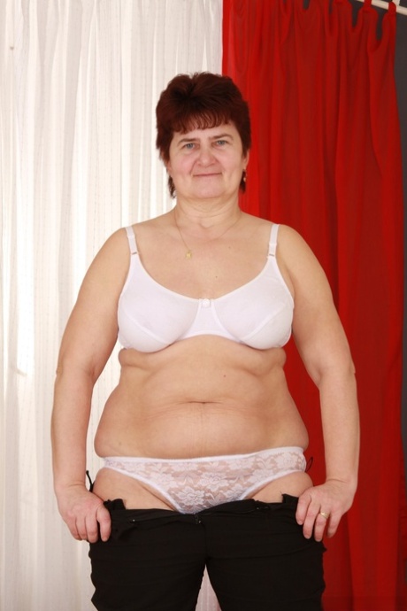 Collection of naughty old women sucking cock and standing naked