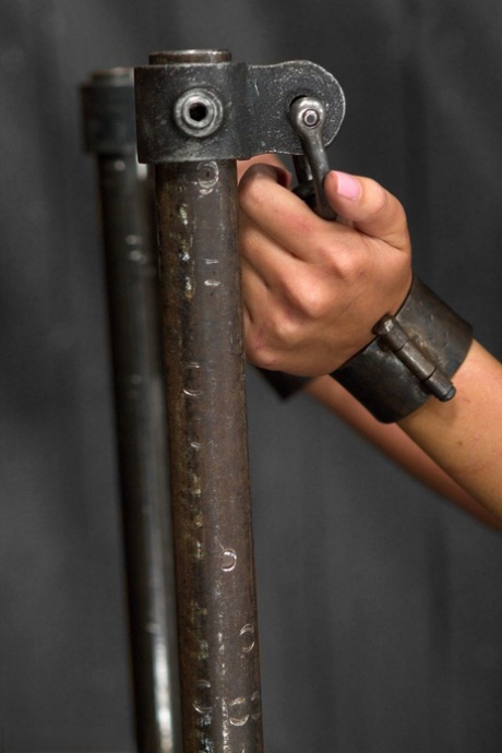 Dommes Mz Berlin & Asa Archer anal toy tied-up Cassandra Nix in hot BDSM sex